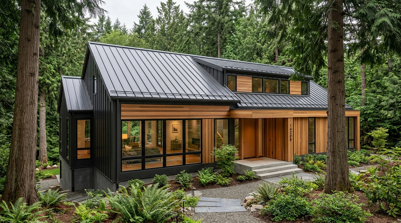 Standing seam metal roof